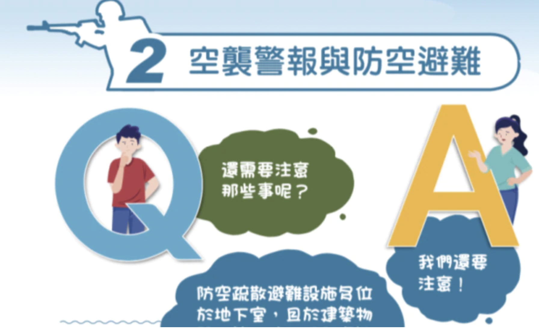 台湾《全民国防手册》图示（部分） （图片来源：台湾国防部）
