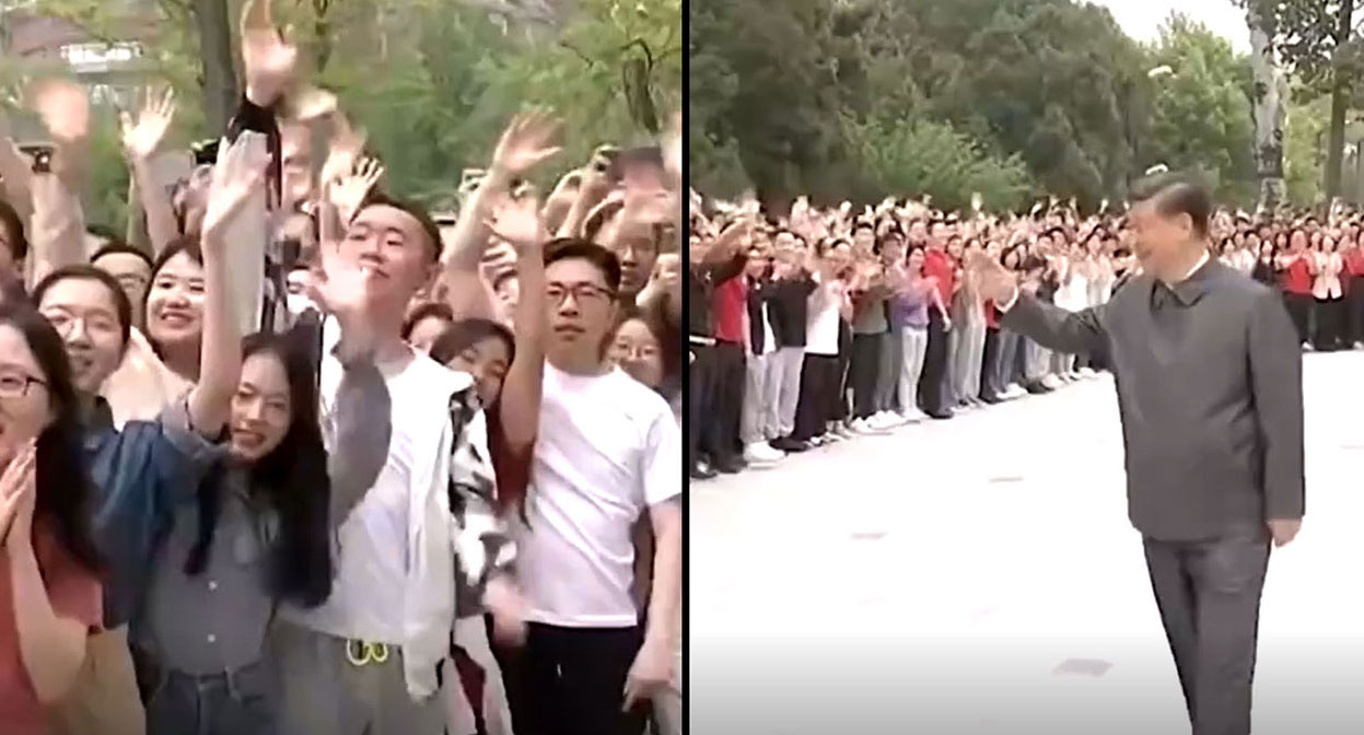 习近平视察人民大学