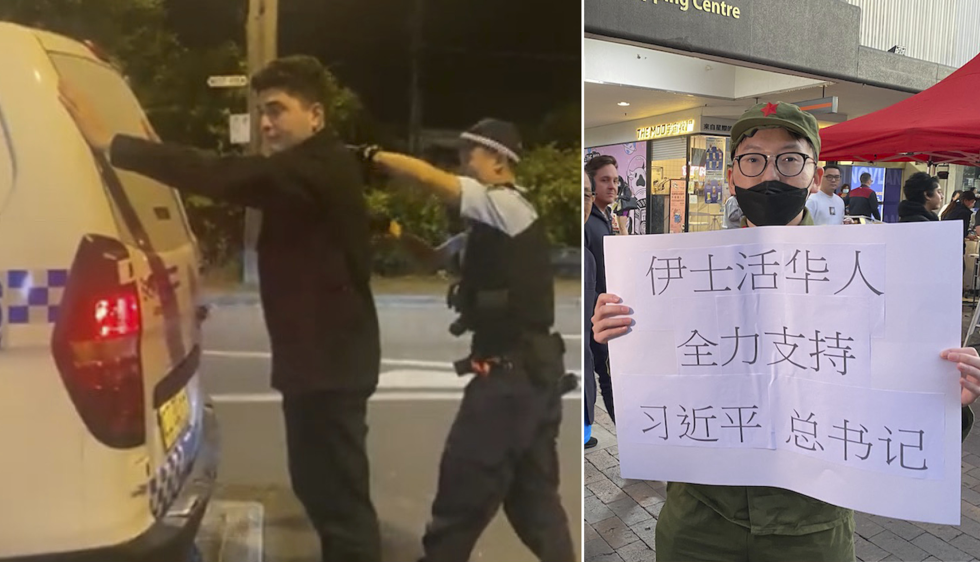 Drew Pavlou，Eastwood反習標語，支持習標語