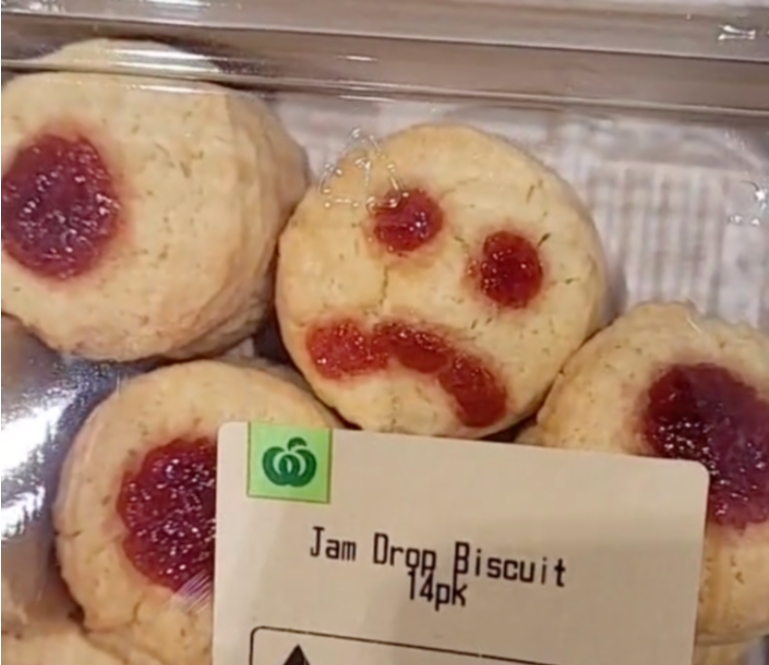 Woolworths的Jam Drop 饼干