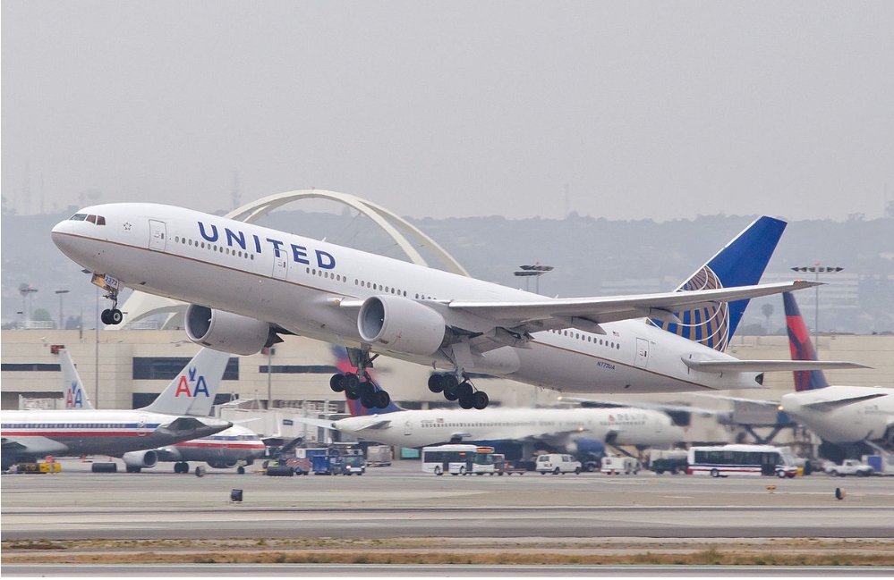 美国飞机 United Airlines
