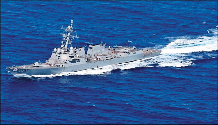 美軍伯克級神盾驅逐艦「桑普森號」（DDG-102）
