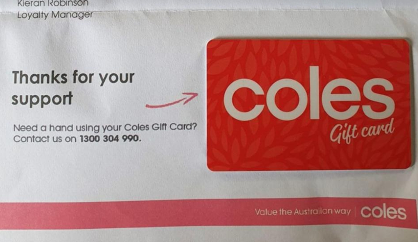 Coles礼品卡