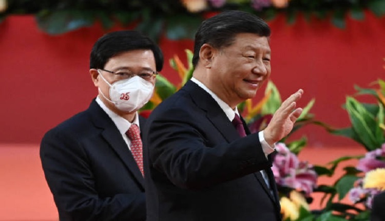 习近平2022年7月1日访港出席庆祝香港主权移交予中国25周年大会