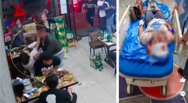 唐山烧烤店打人事件震动全中国。