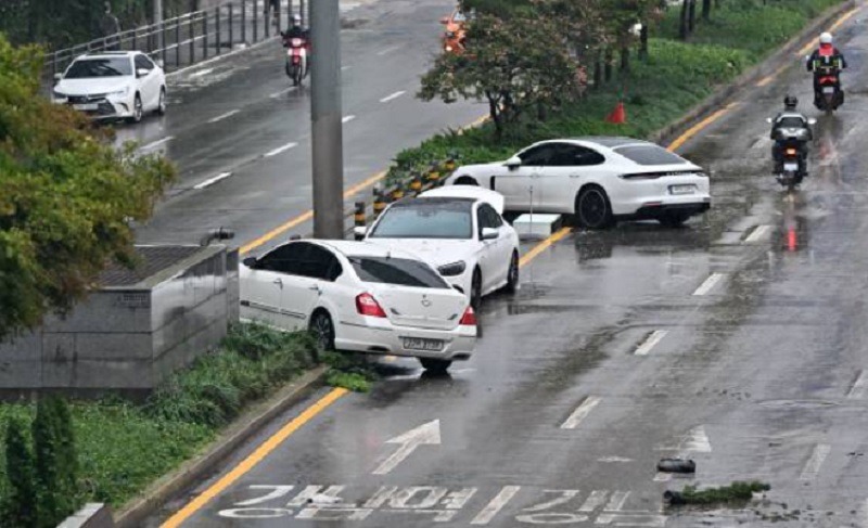 韓國洪災，韓國暴雨