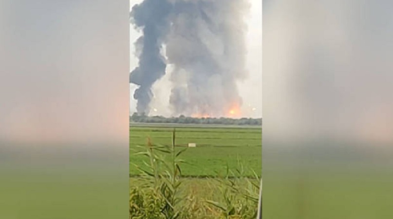 克里米亚，军火库爆炸