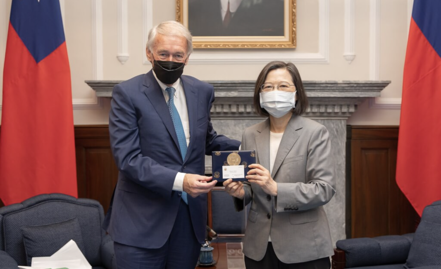 蔡英文接见马基