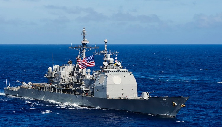 美国海军的导弹巡洋舰“切斯劳维尔号”（USS Chancellorsville）