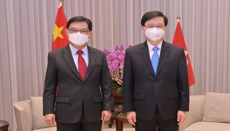 新加坡副总理兼经济政策统筹部长王瑞杰访港