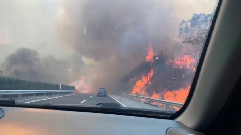 桂林山火被屏蔽 网友质疑原因 猜测或被二十大维稳