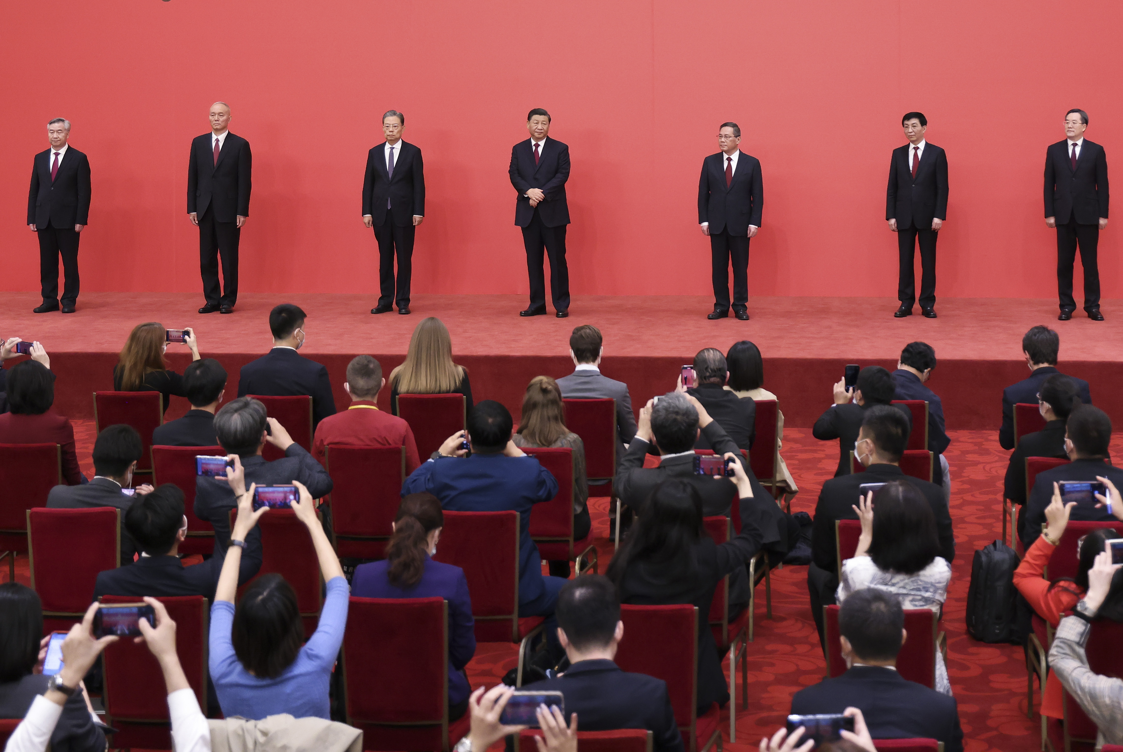 七常委亮相