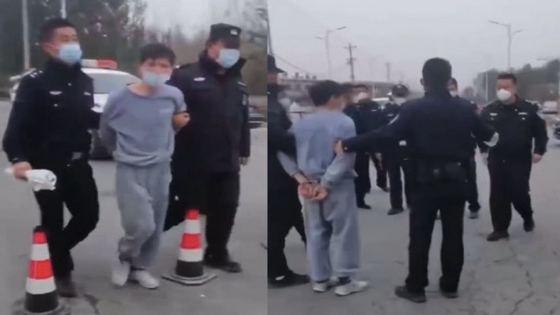 为给孩子买奶粉 河北男子持刀闯关