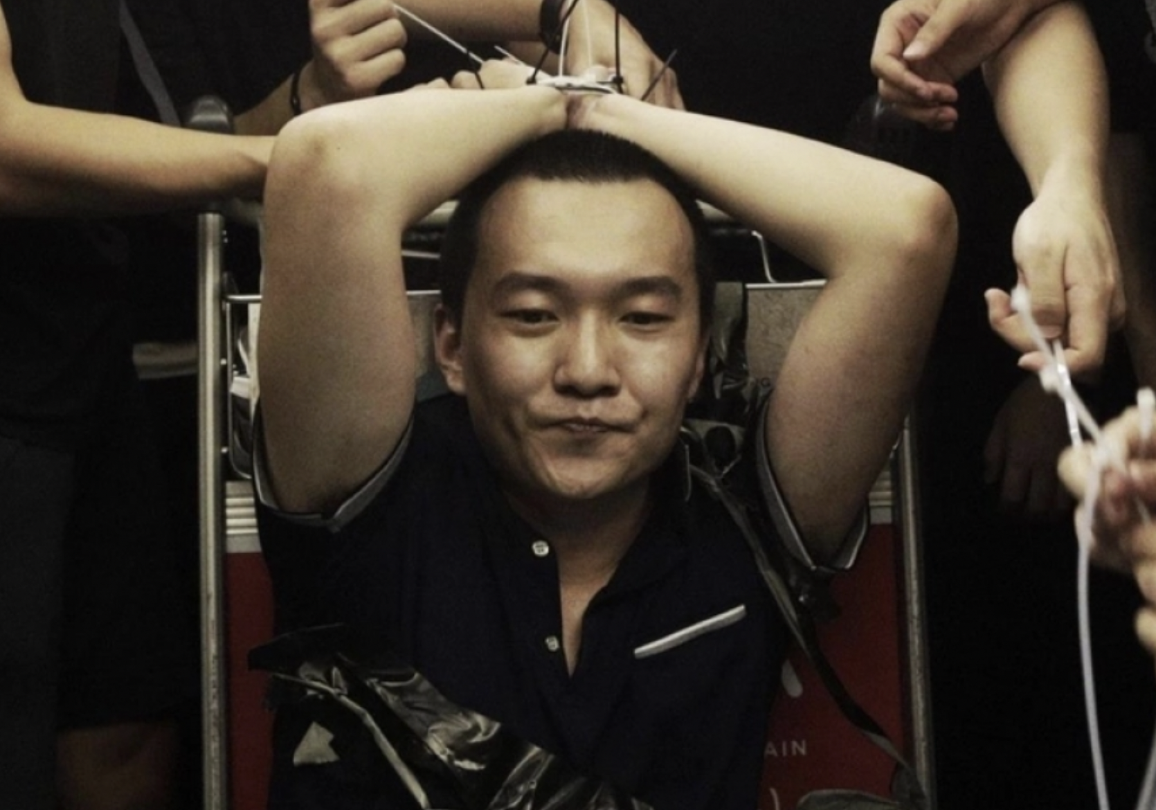付国豪曾在香港机场