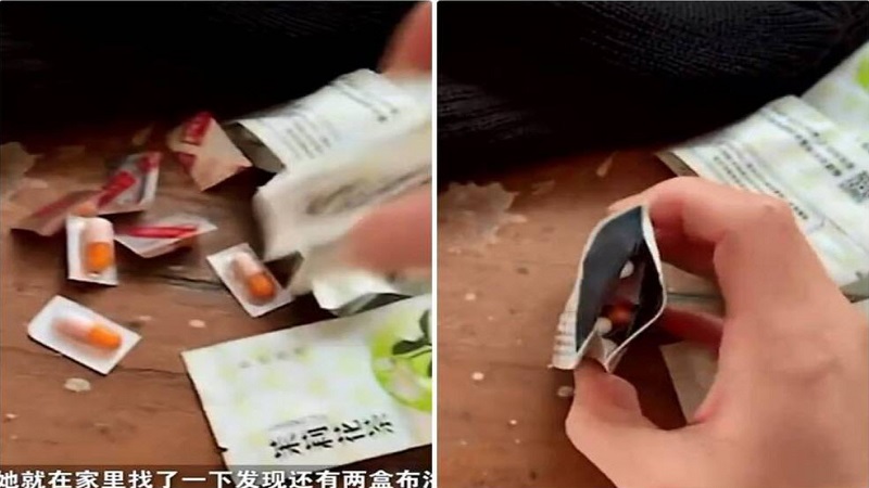 女友将药藏在茶包之中