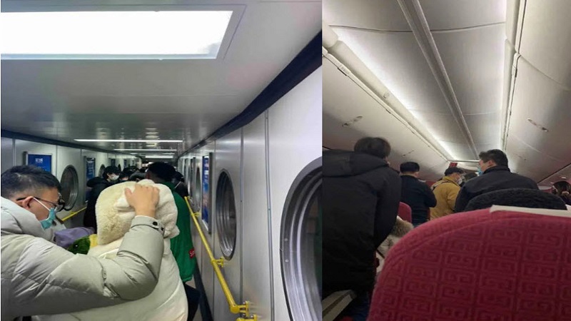 乘客在飞机上大喊“会爆炸”，并殴打空姐。