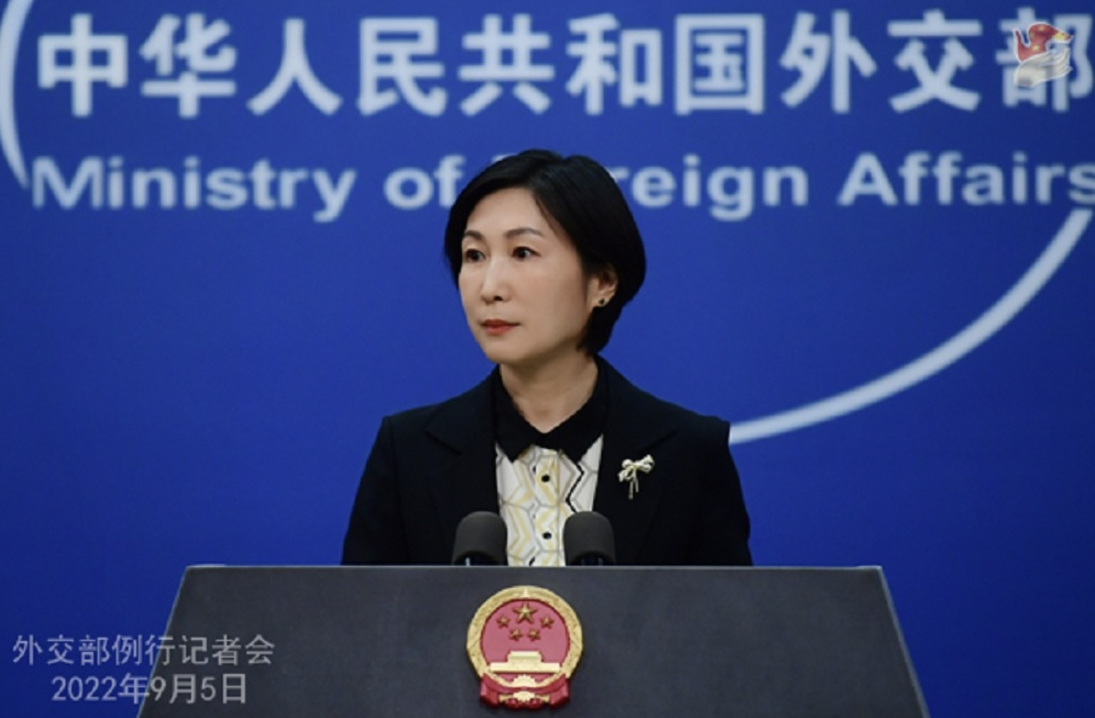 中国外交部新任发言人毛宁