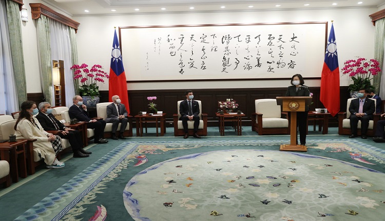 台湾总统蔡英文接见瑞士国会友台小组