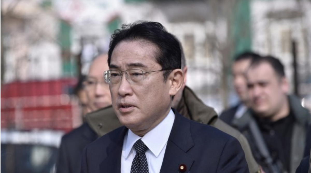 日本首相岸田文雄访问乌克兰