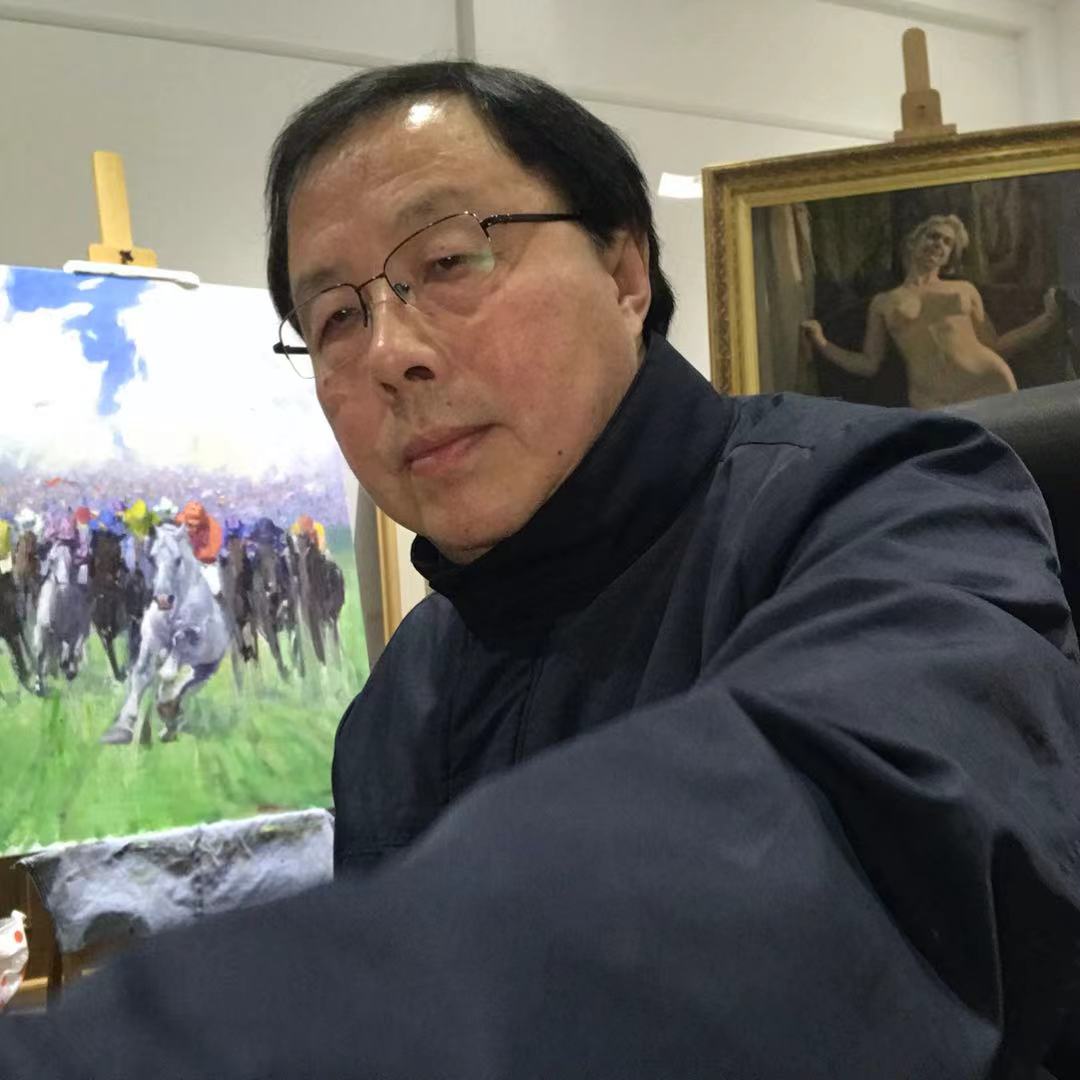 油画艺术家迟连庆