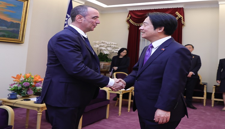 法国国民议会友台小组主席博多黑晋见赖清德
