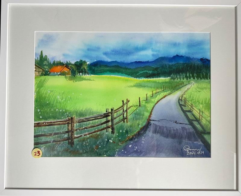 “拥抱自然” 华裔画家张旦宪个人风景画展