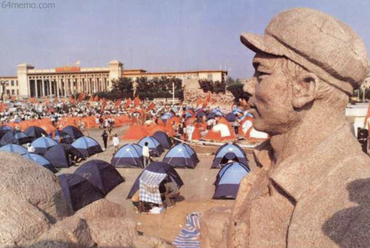 1989年5月31日的北京天安门广场