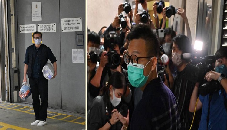 立场新闻前总编辑锺沛权、前代总编辑林绍桐