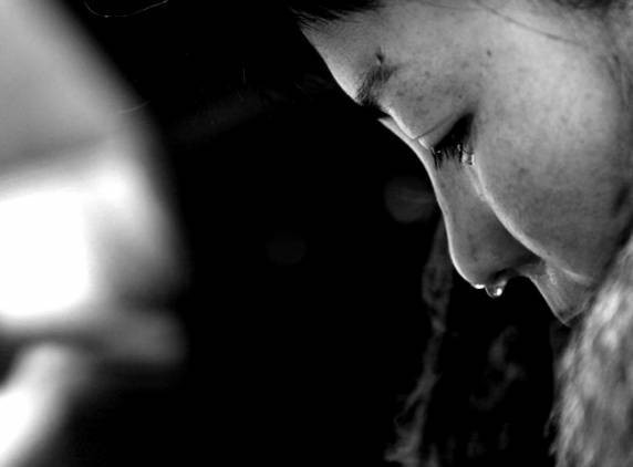 crying woman
