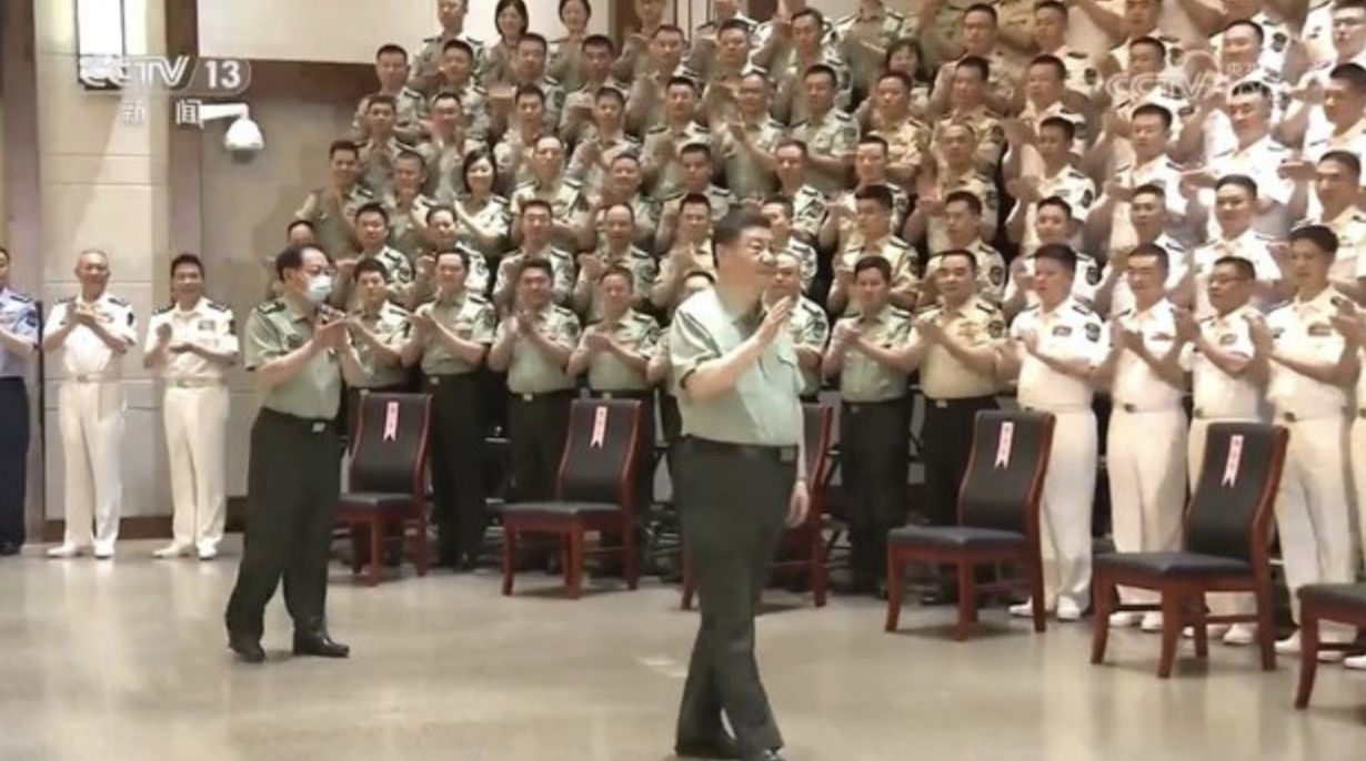 2023年7月6日，習近平視察東部戰區機關