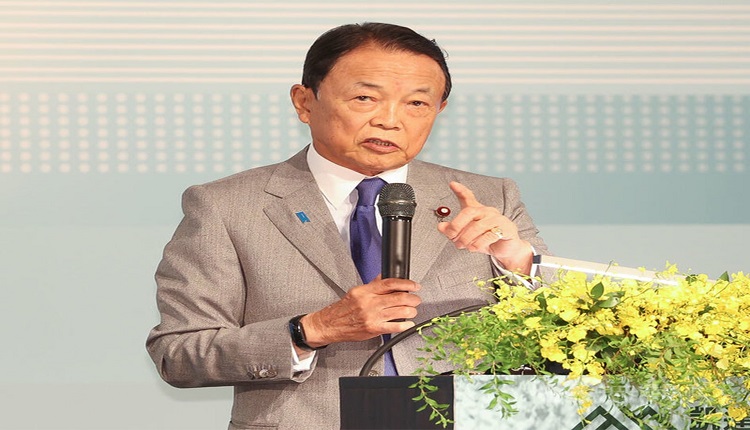 前日本首相暨自民党副总裁麻生太郎