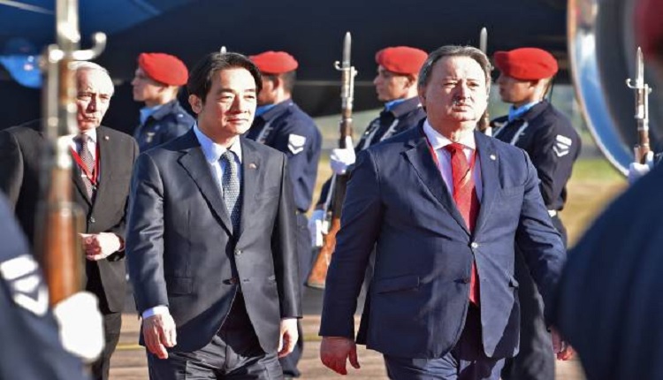 赖清德出访巴拉圭