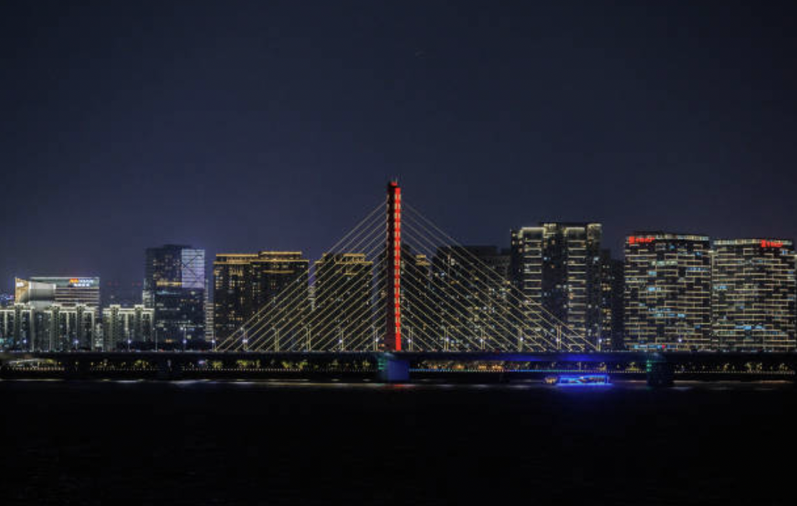 杭州西兴大桥夜景
