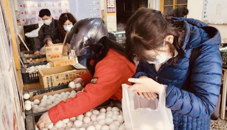 台灣民眾購買雞蛋