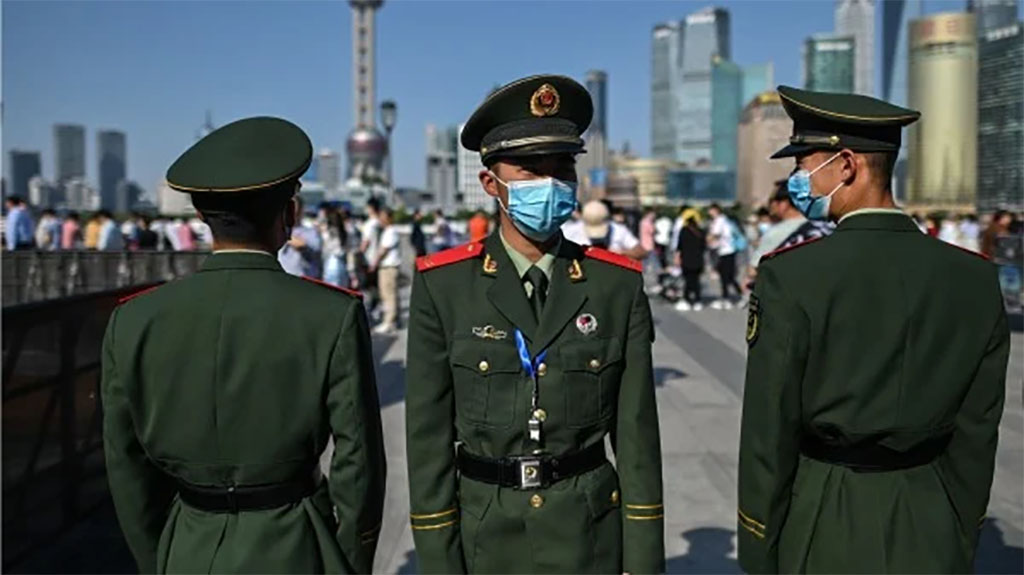 中国 上海 警察