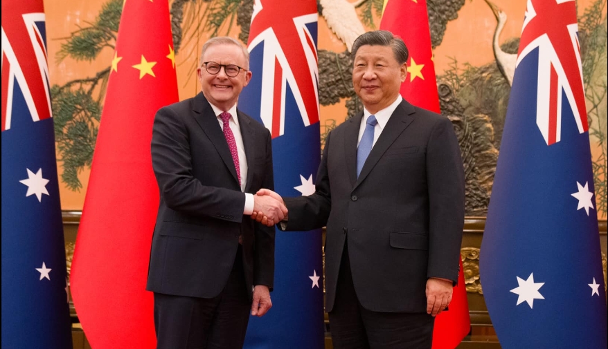阿尔巴尼斯与习近平会面