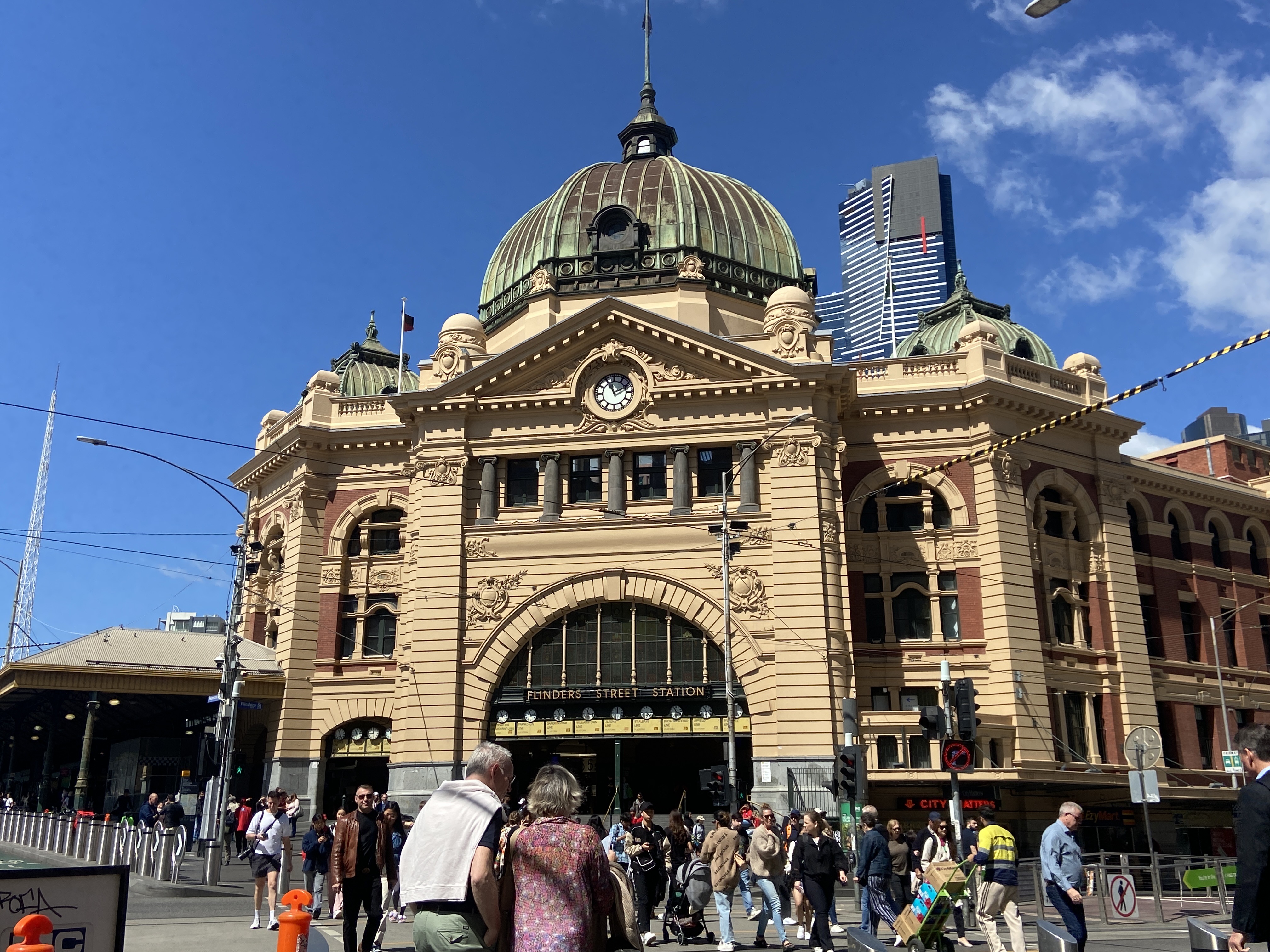 墨尔本 火车站 佛林德兹街车站 Flinders St火车站