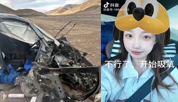 上海女子自驾到西藏阿里发生车祸救回一命后，发视频炫耀特权，登热搜榜。
