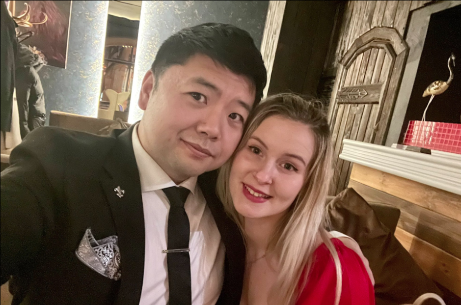 王吉贤和他的乌克兰妻子