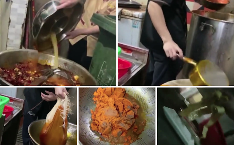 安徽火锅店连续多年售卖口水油