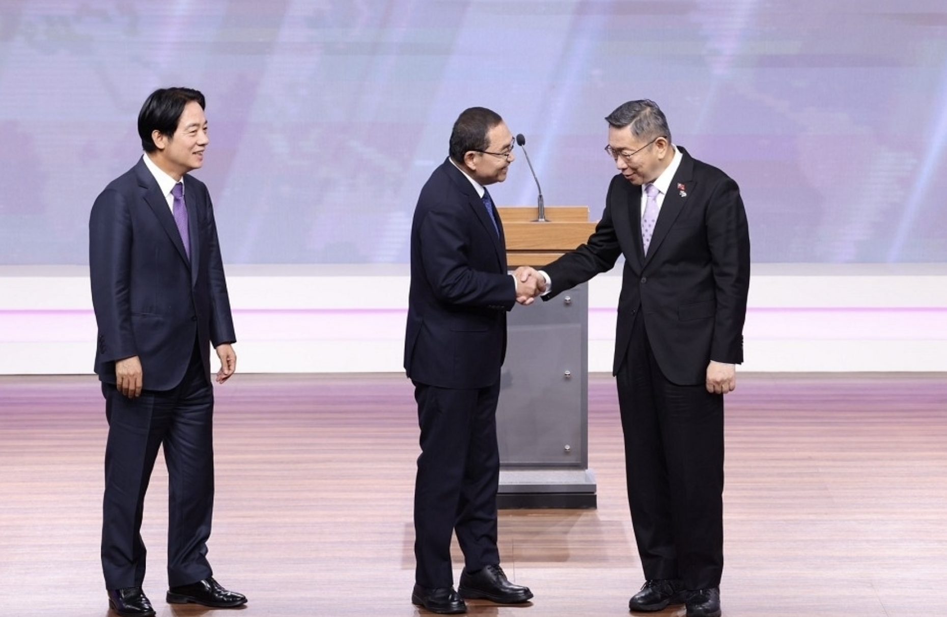 赖清德侯友宜与柯文哲