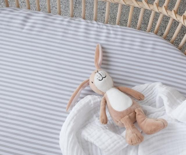 Mulberry Threads 100%有机竹子婴儿床固定床单