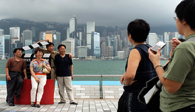 大陆民众到港旅游