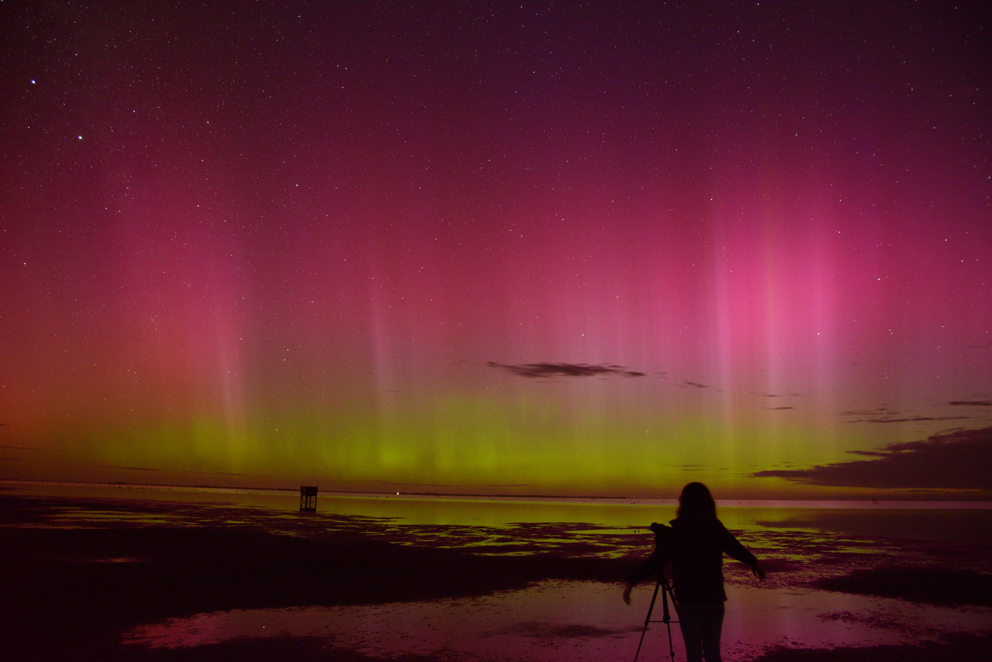绚丽南极光闪耀澳洲夜空维州最佳追光地点推荐- 澳洲看新闻网最新澳洲新闻| 中国新闻| 港台新闻| 国际新闻