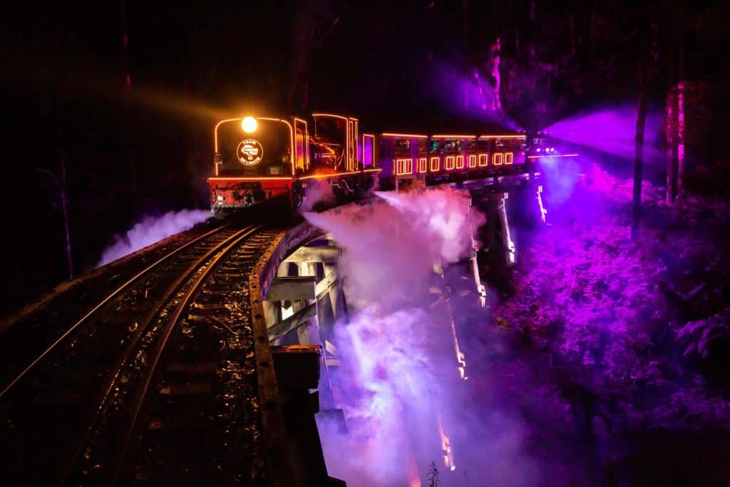 Puffing Billy’s Train of Lights