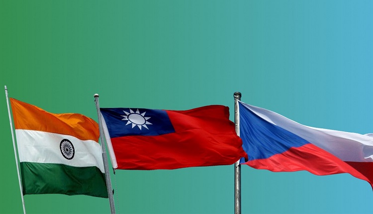 印度、中华民国、捷克国旗