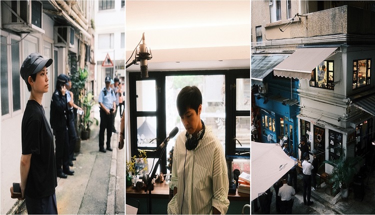 加拿大籍香港歌手何韵诗6月30日下午在见山书店举办网上音乐会，期间两度遭警方中断。