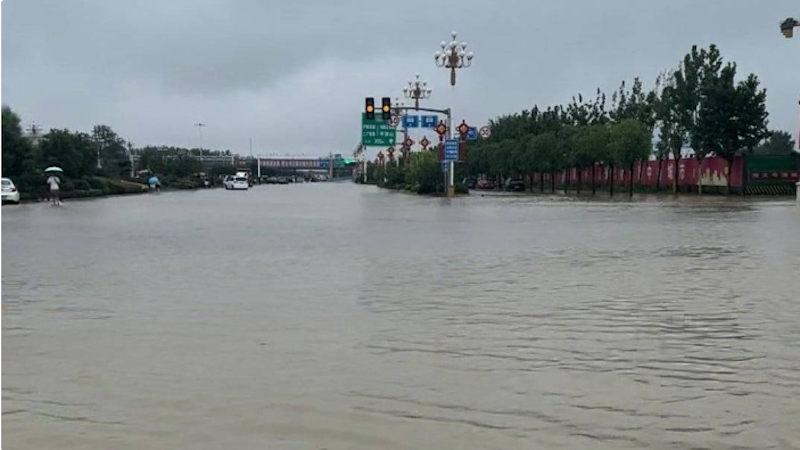 河南省暴雨成災 南陽單日降雨破紀錄