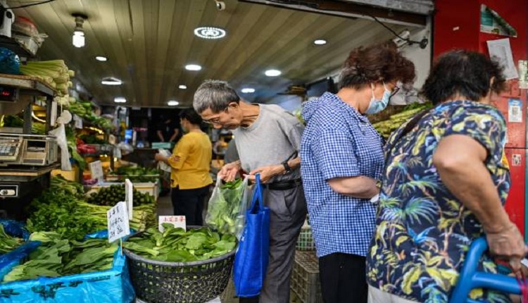 上海卖蔬菜的商店