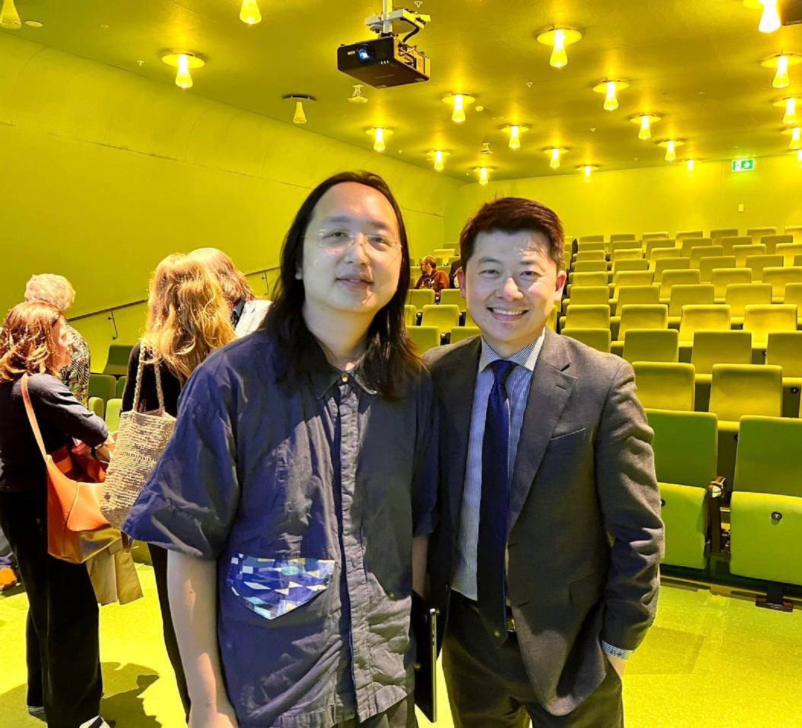 唐凤前部长 与吴正伟处长